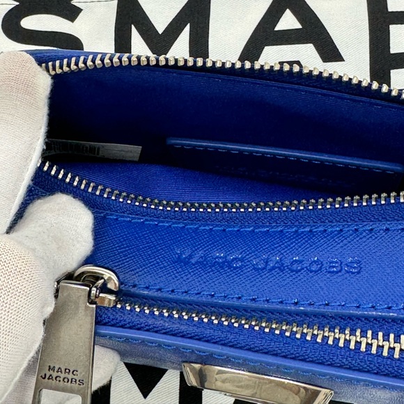 Marc Jacobs New With Tags Slingshot/ Snapshot Cobalt Blue Leather Handba… - Picture 11 of 12